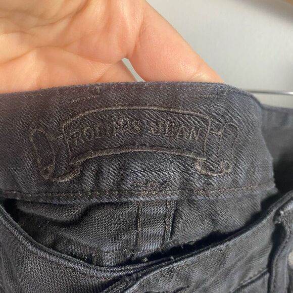 Robin’s Jean Mens Black Distressed Jeans w/ Studded Detail - Picture 9 of 16